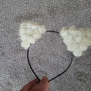 Rose ear headband